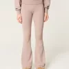 Gilly Hicks Sweater-Knit Foldover Waist Flare Pants,Gilly Hicks Sweater-Knit Foldover Waist Flare Pants