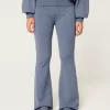 Gilly Hicks Sweater-Knit Foldover Waist Flare Pants,Gilly Hicks Sweater-Knit Foldover Waist Flare Pants