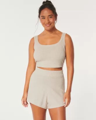 Gilly Hicks Sweater-Knit Shorts,Gilly Hicks Sweater-Knit Shorts Gilly Hicks Sweater-Knit Shorts,Gilly Hicks Sweater-Knit Shorts