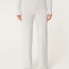 Gilly Hicks Sweater-Knit Straight Pants,Gilly Hicks Sweater-Knit Straight Pants