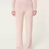 Gilly Hicks Sweater-Knit Straight Pants,Gilly Hicks Sweater-Knit Straight Pants
