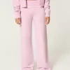 Gilly Hicks Sweater-Knit Straight Pants,Gilly Hicks Sweater-Knit Straight Pants