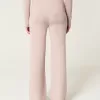 Gilly Hicks Sweater-Knit Straight Pants,Gilly Hicks Sweater-Knit Straight Pants