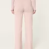 Gilly Hicks Sweater-Knit Straight Pants,Gilly Hicks Sweater-Knit Straight Pants