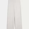 Gilly Hicks Sweater-Knit Straight Pants,Gilly Hicks Sweater-Knit Straight Pants
