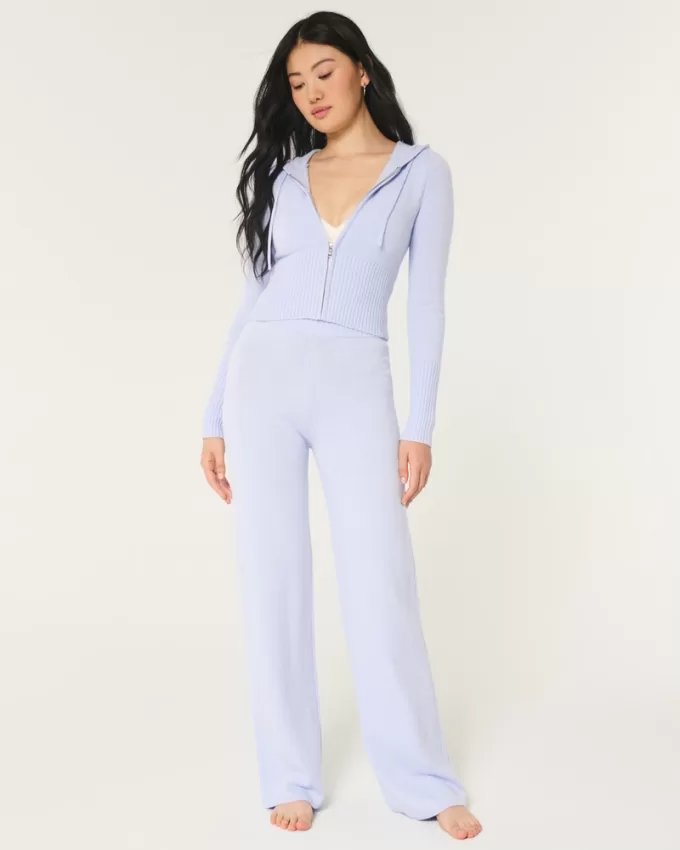 Gilly Hicks Sweater-Knit Straight Pants,Gilly Hicks Sweater-Knit Straight Pants Gilly Hicks Sweater-Knit Straight Pants,Gilly Hicks Sweater-Knit Straight Pants