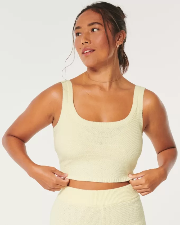 Gilly Hicks Sweater-Knit Tank,Gilly Hicks Sweater-Knit Tank