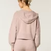 Gilly Hicks Sweater-Knit Zip-Up Hoodie,Gilly Hicks Sweater-Knit Zip-Up Hoodie
