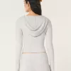 Gilly Hicks Sweater-Knit Zip-Up Hoodie,Gilly Hicks Sweater-Knit Zip-Up Hoodie