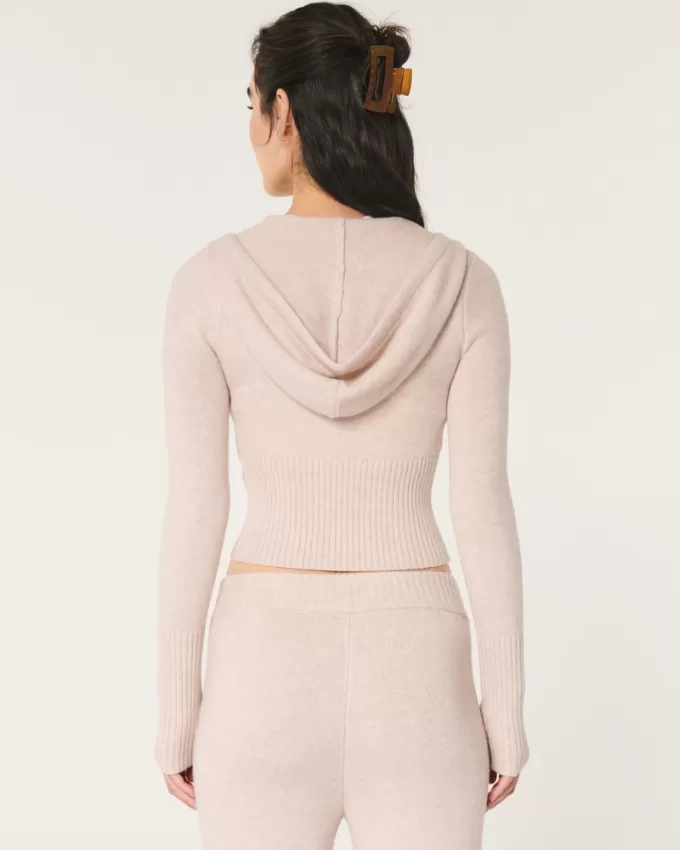 Gilly Hicks Sweater-Knit Zip-Up Hoodie,Gilly Hicks Sweater-Knit Zip-Up Hoodie Gilly Hicks Sweater-Knit Zip-Up Hoodie,Gilly Hicks Sweater-Knit Zip-Up Hoodie