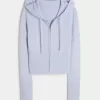 Gilly Hicks Sweater-Knit Zip-Up Hoodie,Gilly Hicks Sweater-Knit Zip-Up Hoodie