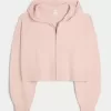 Gilly Hicks Sweater-Knit Zip-Up Hoodie,Gilly Hicks Sweater-Knit Zip-Up Hoodie