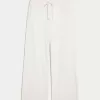 Gilly Hicks Waffle Lace Low-Rise Straight Pants,Gilly Hicks Waffle Lace Low-Rise Straight Pants