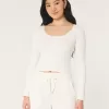 Gilly Hicks Waffle Wide-Neck Top,Gilly Hicks Waffle Wide-Neck Top Gilly Hicks Waffle Wide-Neck Top,Gilly Hicks Waffle Wide-Neck Top