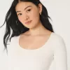 Gilly Hicks Waffle Wide-Neck Top,Gilly Hicks Waffle Wide-Neck Top Gilly Hicks Waffle Wide-Neck Top,Gilly Hicks Waffle Wide-Neck Top