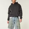 Greased Baggy Jean Shorts,Greased Baggy Jean Shorts