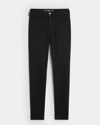 High-Rise Black Jean Leggings,High-Rise Black Jean Leggings