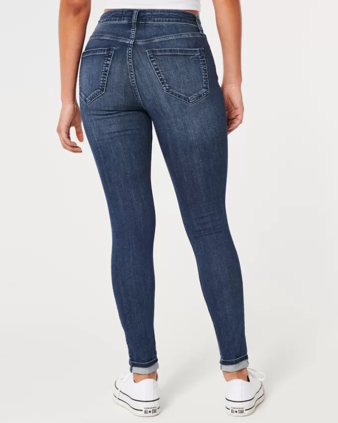 High-Rise Dark Wash Jean Leggings,High-Rise Dark Wash Jean Leggings High-Rise Dark Wash Jean Leggings,High-Rise Dark Wash Jean Leggings