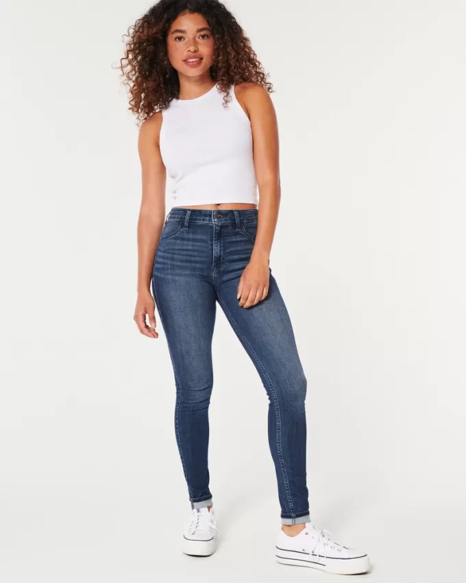 High-Rise Dark Wash Jean Leggings,High-Rise Dark Wash Jean Leggings High-Rise Dark Wash Jean Leggings,High-Rise Dark Wash Jean Leggings