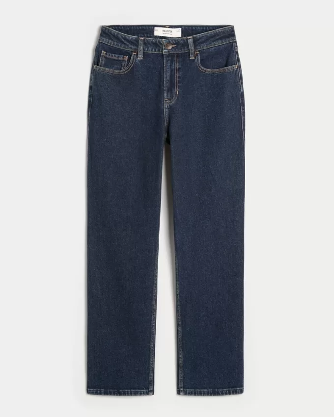 High-Rise Dark Wash Straight Jeans,High-Rise Dark Wash Straight Jeans High-Rise Dark Wash Straight Jeans,High-Rise Dark Wash Straight Jeans
