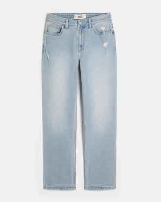 High-Rise Distressed Light Wash Straight Jeans,High-Rise Distressed Light Wash Straight Jeans High-Rise Distressed Light Wash Straight Jeans,High-Rise Distressed Light Wash Straight Jeans