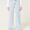 High-Rise Light Wash Baggy Jeans,High-Rise Light Wash Baggy Jeans