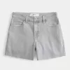High-Rise Relaxed Denim Shorts 5″,High-Rise Relaxed Denim Shorts 5″