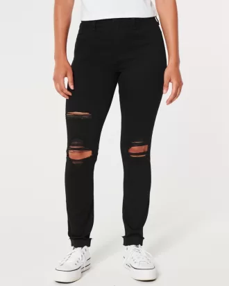 High-Rise Ripped Black Jean Leggings,High-Rise Ripped Black Jean Leggings High-Rise Ripped Black Jean Leggings,High-Rise Ripped Black Jean Leggings