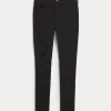 High-Rise Ripped Black Super Skinny Jeans,High-Rise Ripped Black Super Skinny Jeans