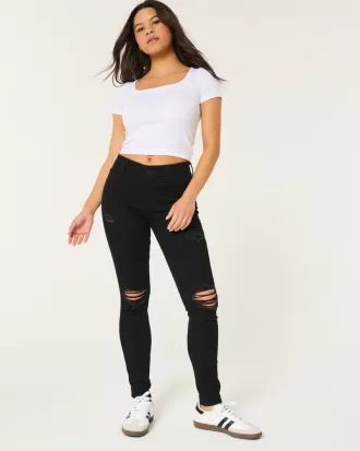 High-Rise Ripped Black Super Skinny Jeans,High-Rise Ripped Black Super Skinny Jeans High-Rise Ripped Black Super Skinny Jeans,High-Rise Ripped Black Super Skinny Jeans