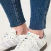 High-Rise Ripped Medium Wash Super Skinny Jeans,High-Rise Ripped Medium Wash Super Skinny Jeans
