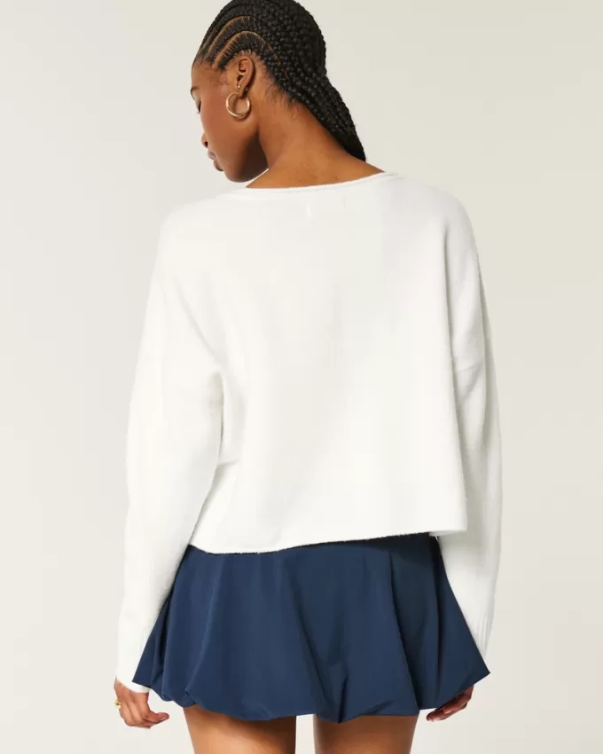 Hollister Comfy Cloud Graphic Notch-Neck Sweater,Hollister Comfy Cloud Graphic Notch-Neck Sweater Hollister Comfy Cloud Graphic Notch-Neck Sweater,Hollister Comfy Cloud Graphic Notch-Neck Sweater