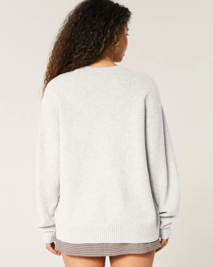 Hollister Comfy Cloud Ice Skates Graphic Crew Sweater,Hollister Comfy Cloud Ice Skates Graphic Crew Sweater