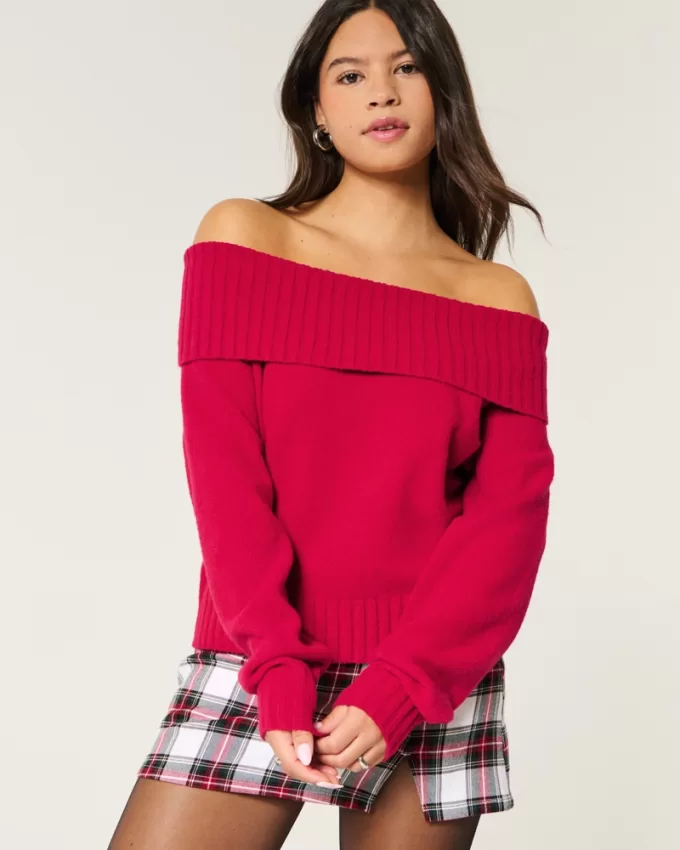 Hollister Comfy Cloud Off-the-Shoulder Sweater,Hollister Comfy Cloud Off-the-Shoulder Sweater Hollister Comfy Cloud Off-the-Shoulder Sweater,Hollister Comfy Cloud Off-the-Shoulder Sweater
