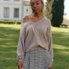 Hollister Comfy Cloud Oversized V-Neck Sweater,Hollister Comfy Cloud Oversized V-Neck Sweater