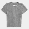 Hollister Comfy Cloud Short-Sleeve Crew Sweater,Hollister Comfy Cloud Short-Sleeve Crew Sweater
