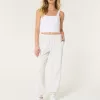 Hollister Feel Good Fleece Dad Joggers,Hollister Feel Good Fleece Dad Joggers