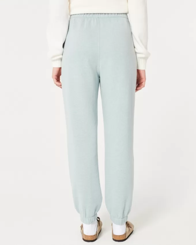 Hollister Feel Good Fleece Dad Joggers,Hollister Feel Good Fleece Dad Joggers