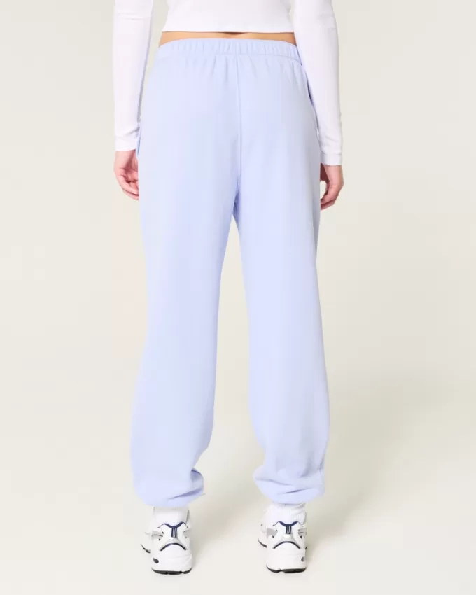 Hollister Feel Good Fleece Dad Joggers,Hollister Feel Good Fleece Dad Joggers