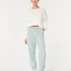Hollister Feel Good Fleece Dad Joggers,Hollister Feel Good Fleece Dad Joggers