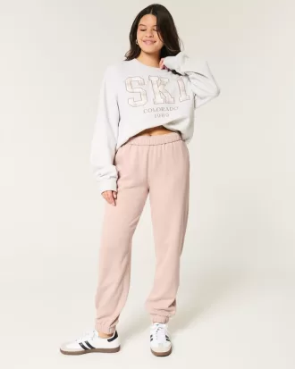 Hollister Feel Good Fleece Dad Joggers,Hollister Feel Good Fleece Dad Joggers Hollister Feel Good Fleece Dad Joggers,Hollister Feel Good Fleece Dad Joggers