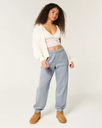 Hollister Feel Good Fleece Dad Joggers,Hollister Feel Good Fleece Dad Joggers