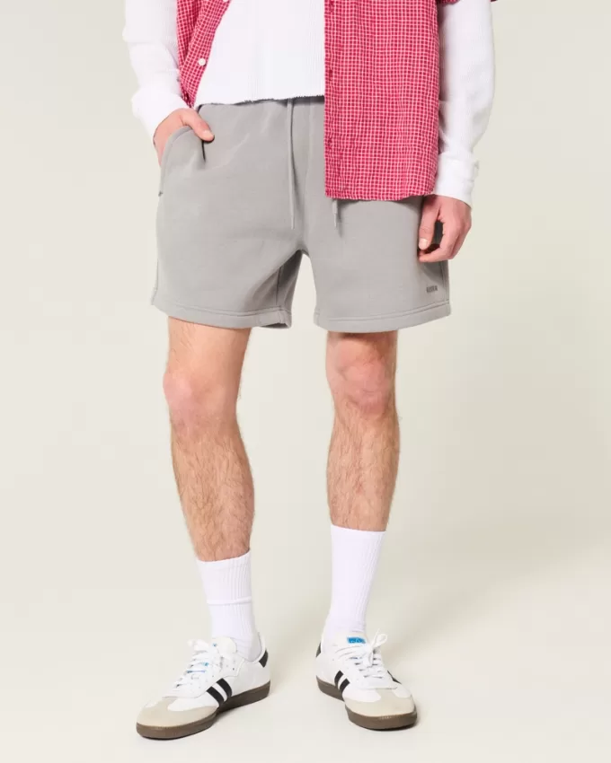 Hollister Feel Good Fleece Mid-Thigh Loose Shorts,Hollister Feel Good Fleece Mid-Thigh Loose Shorts Hollister Feel Good Fleece Mid-Thigh Loose Shorts,Hollister Feel Good Fleece Mid-Thigh Loose Shorts