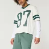 Hollister Feel Good Fleece Mid-Thigh Loose Shorts,Hollister Feel Good Fleece Mid-Thigh Loose Shorts