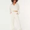 Hollister Feel Good Fleece Mini Half-Zip Sweatshirt,Hollister Feel Good Fleece Mini Half-Zip Sweatshirt