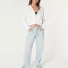 Hollister Feel Good Fleece Mini Zip-Up Hoodie,Hollister Feel Good Fleece Mini Zip-Up Hoodie