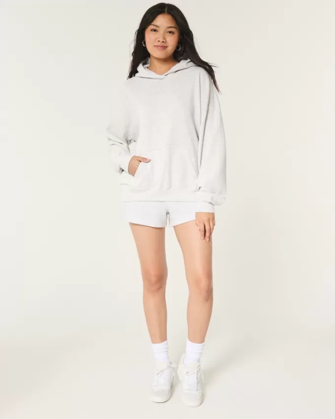 Hollister Feel Good Fleece Oversized Cozy Hoodie,Hollister Feel Good Fleece Oversized Cozy Hoodie