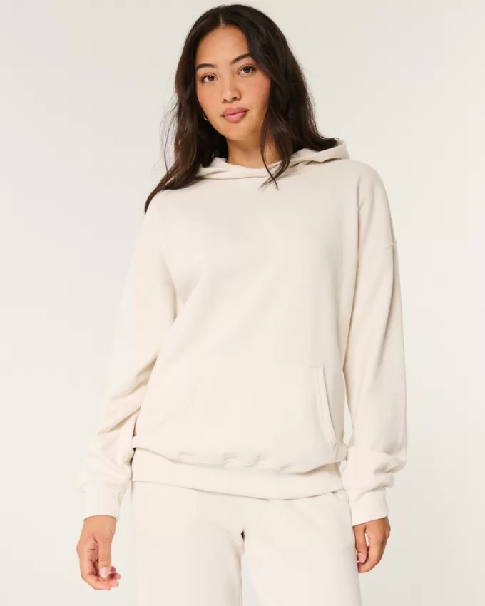 Hollister Feel Good Fleece Oversized Hoodie,Hollister Feel Good Fleece Oversized Hoodie