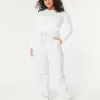 Hollister Feel Good Fleece Parachute Cargo Pants,Hollister Feel Good Fleece Parachute Cargo Pants