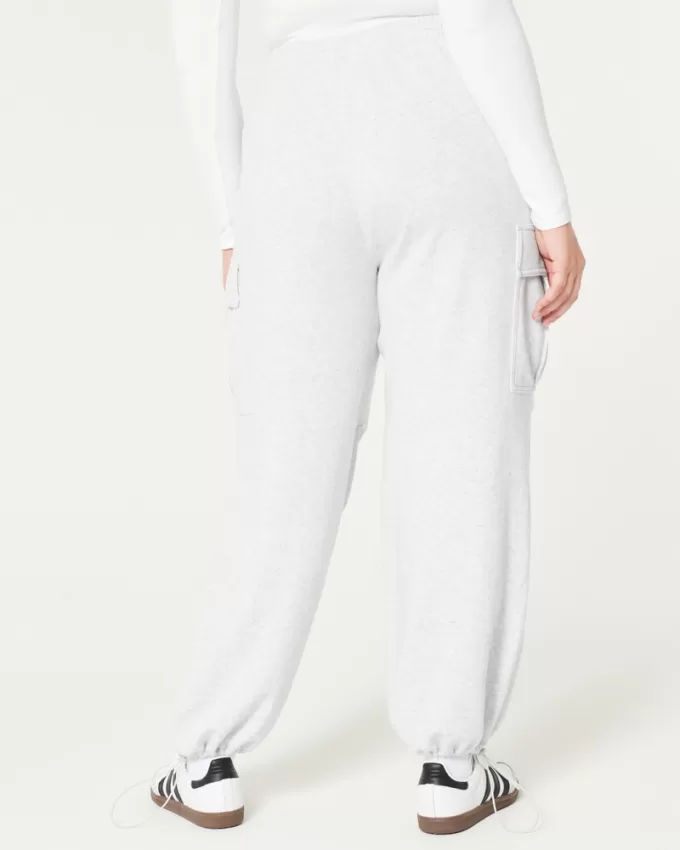 Hollister Feel Good Fleece Parachute Cargo Pants,Hollister Feel Good Fleece Parachute Cargo Pants